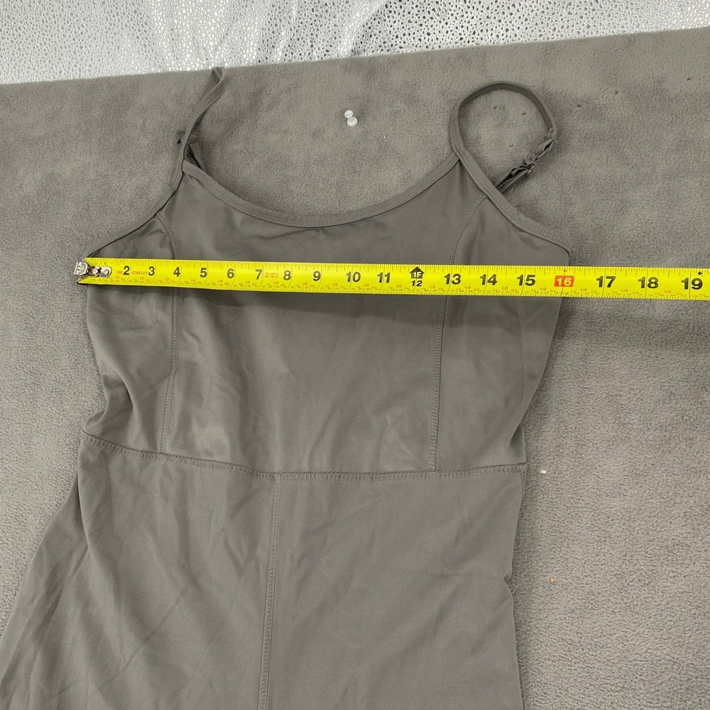 Better Together Taupe Grey Cami Jumpsuit XL Adjustable Straps DK5504 Activewear - Picture 3 of 10